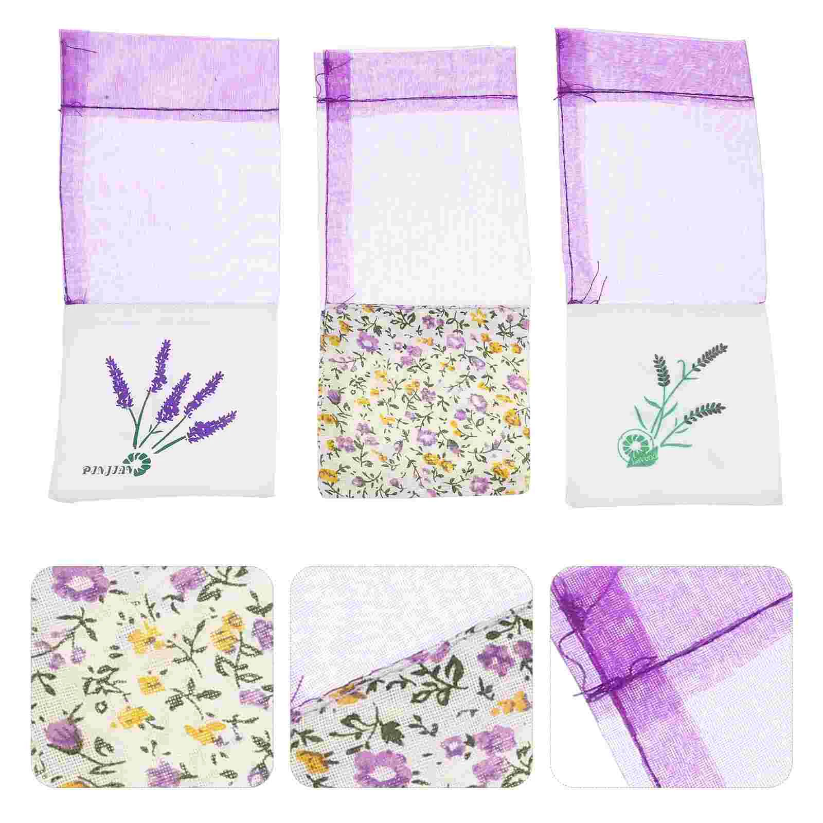 15pcs Empty Lavender Bag Refillable Lavender Sachet Breathable Dried Flower Sachet Bag sachet empty bag