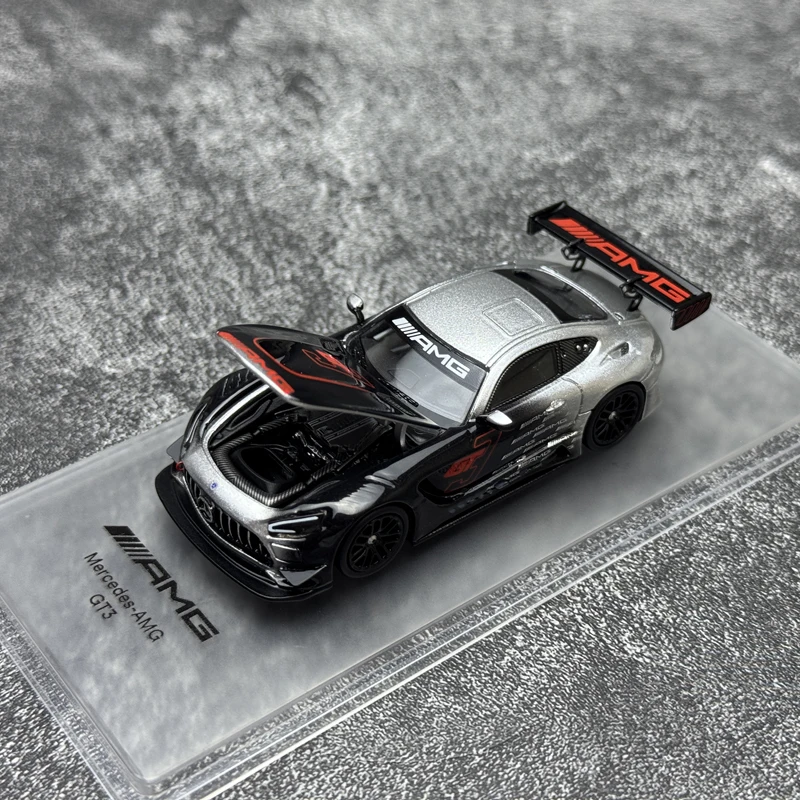 KiloWorks 1:64 R8 LMS GT3 EVO II 2025 Aolly car model Metal static