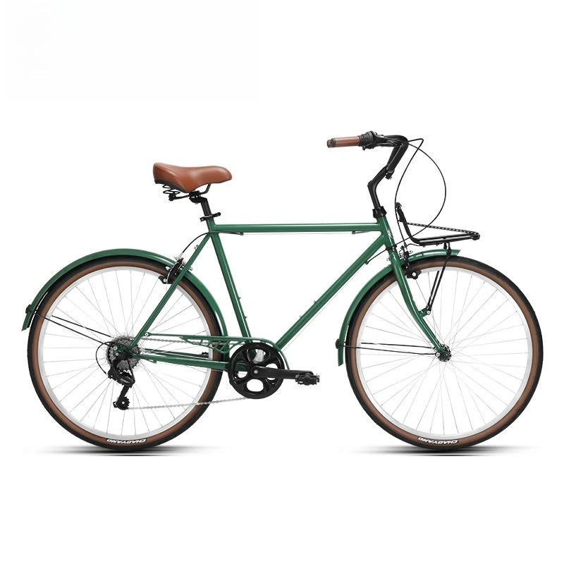 Retro casual commuter bicycle men and women adult retro work travel