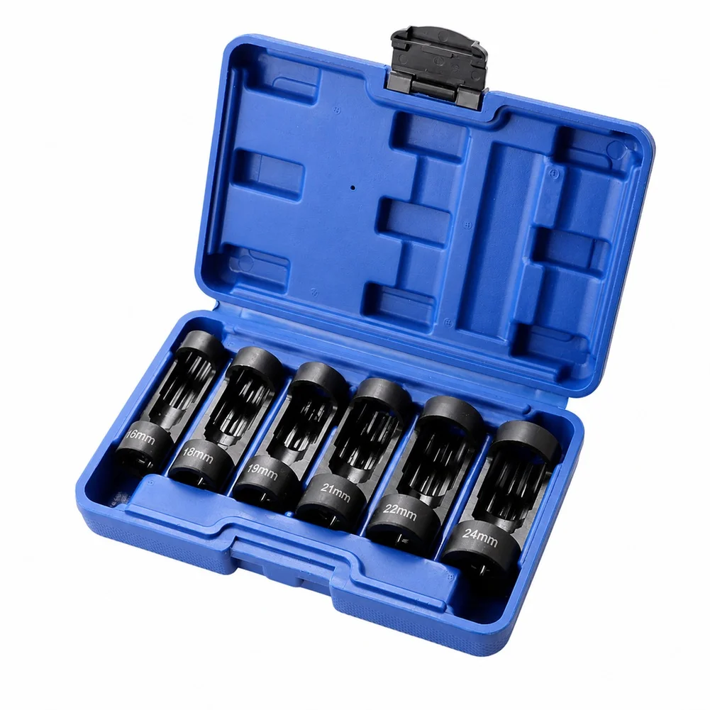 Deep Groove Socket Shock Absorber Socket For Heavy-duty Applications Alloy Steel Construction Black Phosphate Coating
