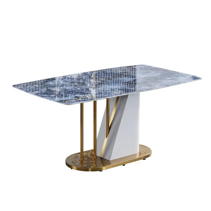 

Dining table, Italian, minimalist, household, marble, rectangle, luxury stone