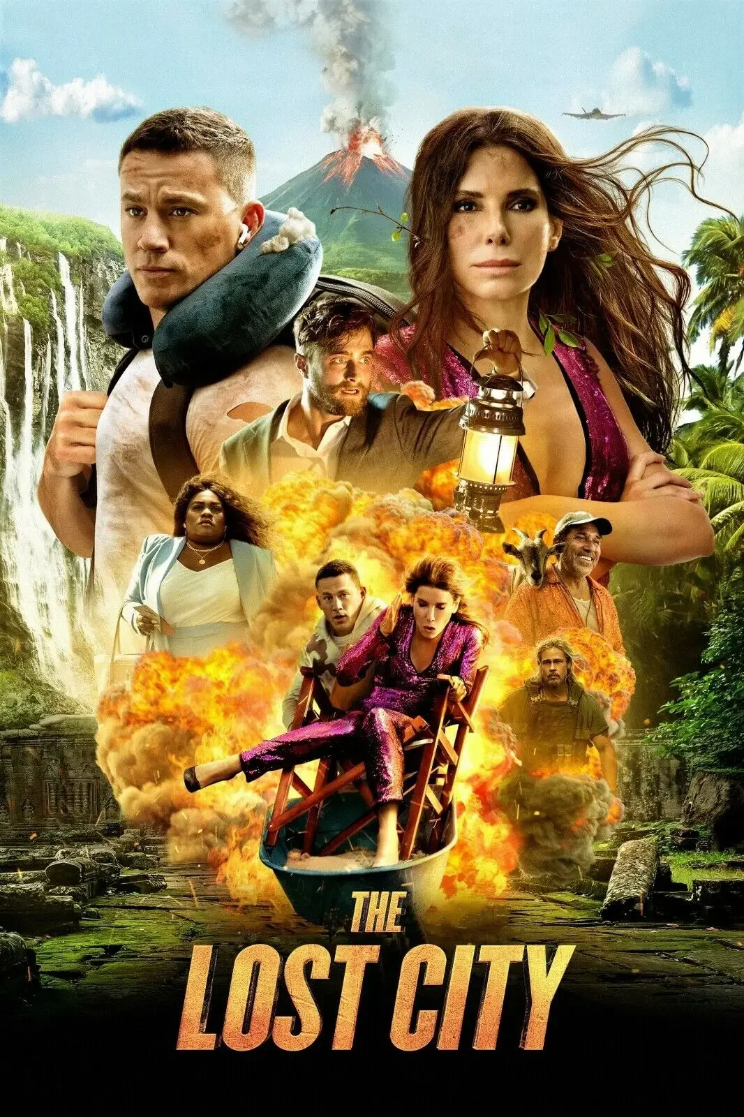 

The Lost City 2022 New Movie, Art Picture Print Silk Poster ,Home Wall Decor