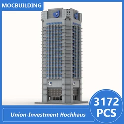 Union-Investment Hochhaus Skyscraper High-Rise Building Model Moc Blocks Diy Assemble Bricks Architecture Toys Gifts 3172PCS