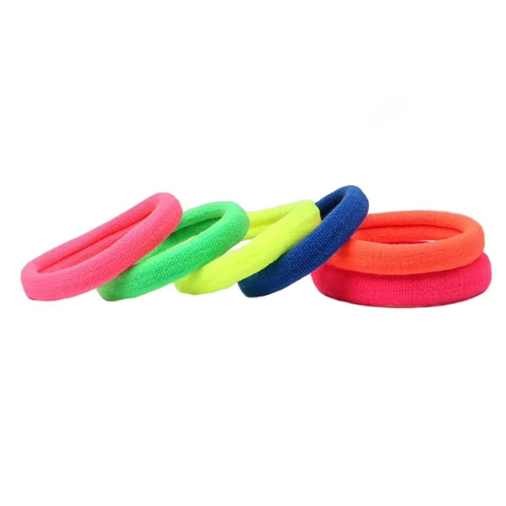 50Pcs Colorful Women Ponytail Holder Rubber Band Scrunchie Rubber Band Headband For Girl Kid Fashion Pigtails Holder Accessory