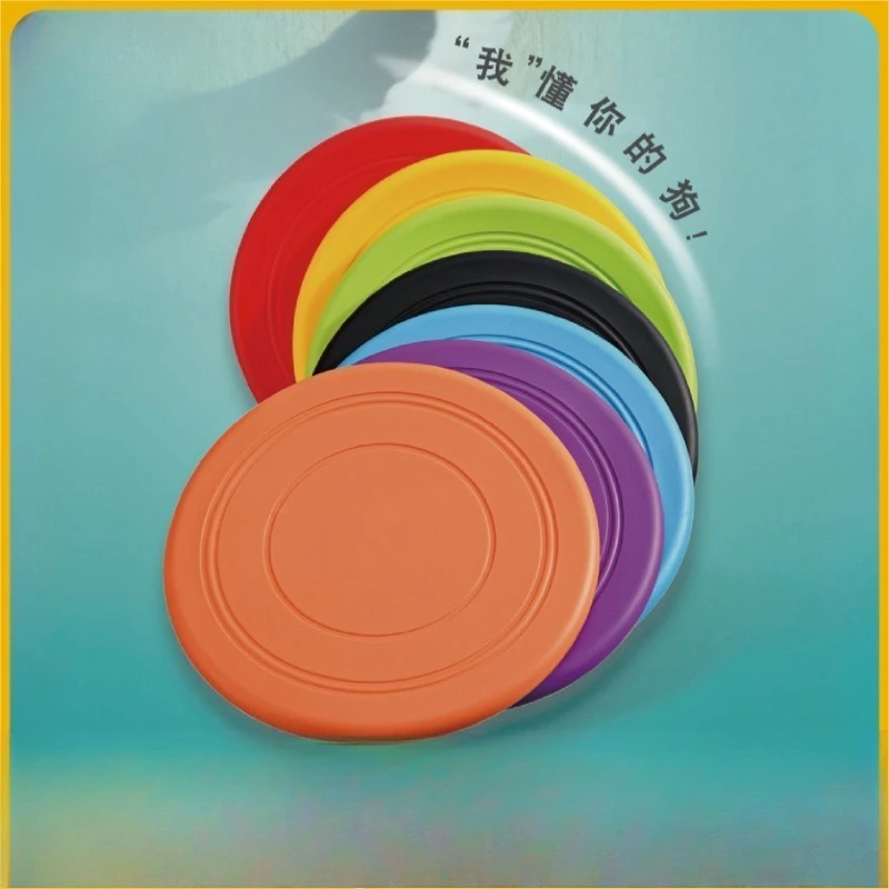

Puppy Training Disc, Pet Frisbee Dog Frisbee Floating Soft Frisbee Pet Products Interactive TPR Dog Toys