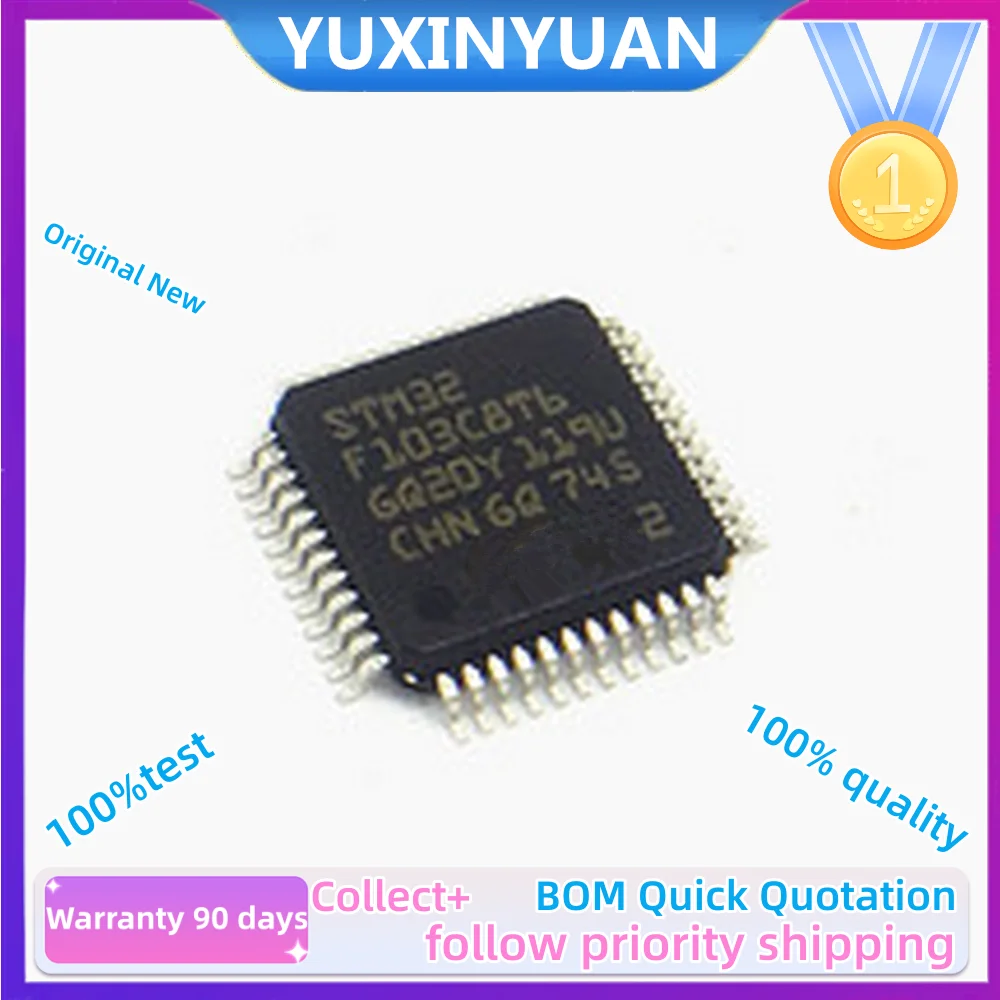 1PCS STM32F103CBU6 103ZGT6 103ZCT6 103VGT6 103VDT6 103VCT6 103VFT6 103VET6 103VBT6 103ZET6 103V8T6 QFP die qualität ist fein