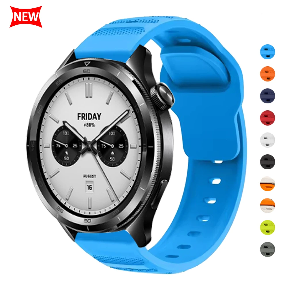 Correa suave de silicona de 22mm para Xiaomi Mi Watch Color 2 Correa deportiva para Xiaomi Watch S4 S3/S1 Active/S2 46mm 42mm Smartwatch Correa
