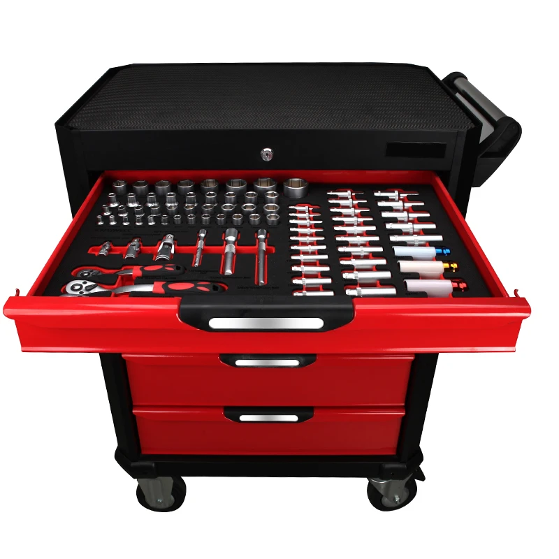 

KAFUWELL H20024DW 2023 On Promotion 230pcs 7 Drawer Tool Cabinet With Hand Tool Set