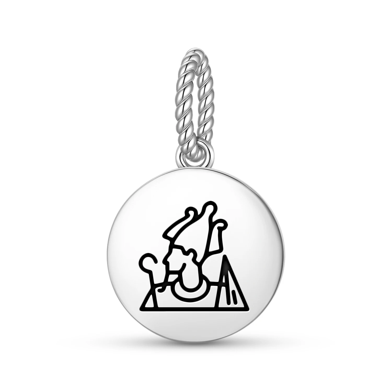 Colgante de Osiris egipcio de Plata de Ley 925, abalorio con símbolo para mujer, pulsera, collar, joyería de moda