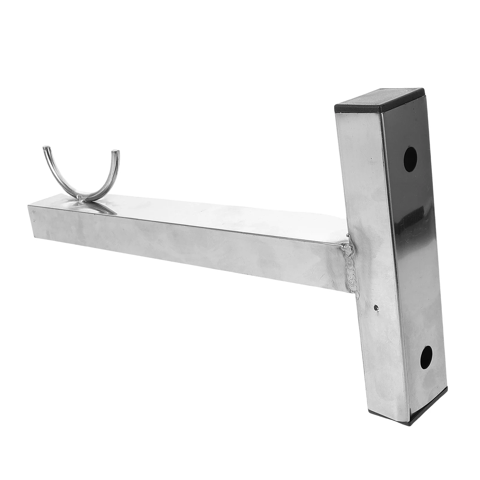 Stainless Steel Side-Mounted Clothes Drying Rack Heavy Duty Wall Mount Clothes Hanger Rod Base for Laundry Room Balcony