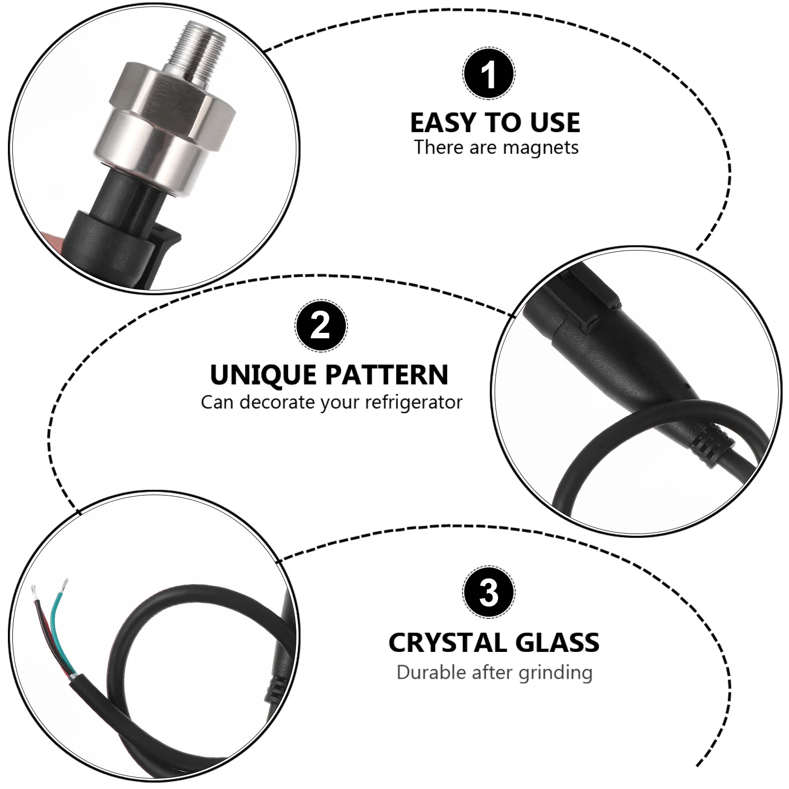 مرسل الضغط 1 8npt موضوع الفولاذ المقاوم للصدأ خطأ صغير استشعار الضغط لتطبيق خزان المياه الهواء والوقود الزيتي #1