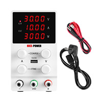 2025NICE-POWER SPS3010 30V 10A USB Switching Power Supply Adjustable Variable DC Regulated for Charging Batteries