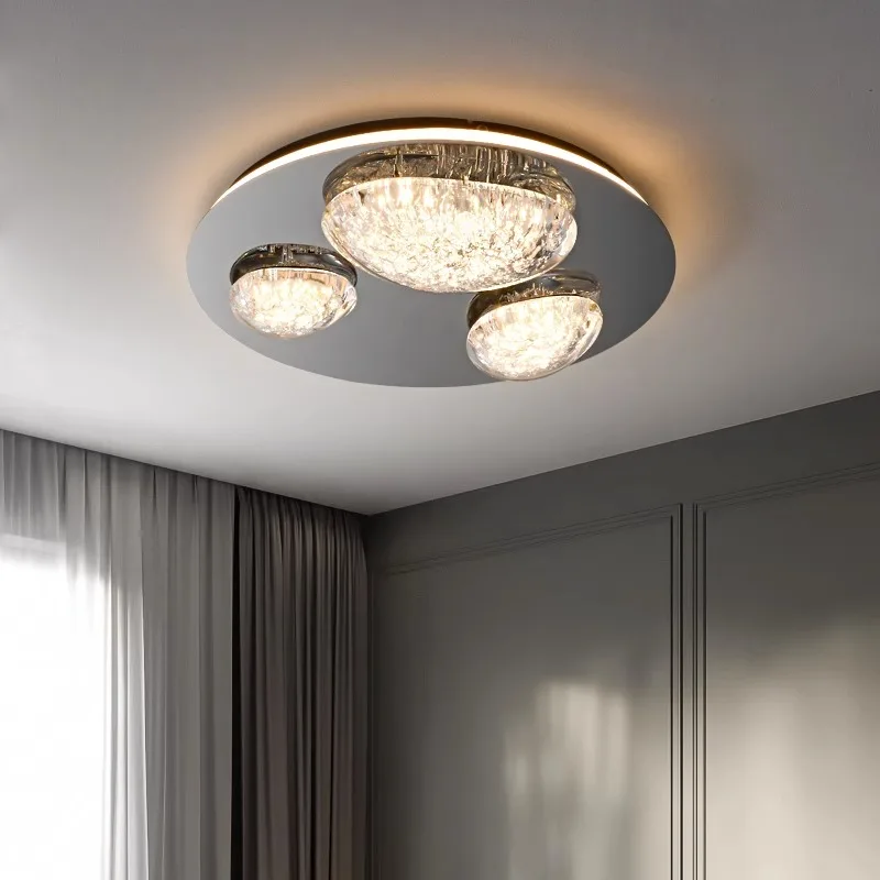 Simple and Modern Living Room Ceiling Lights Creative and Personalized High-end Italian Light Luxury Eye Care Bedroom Lamp