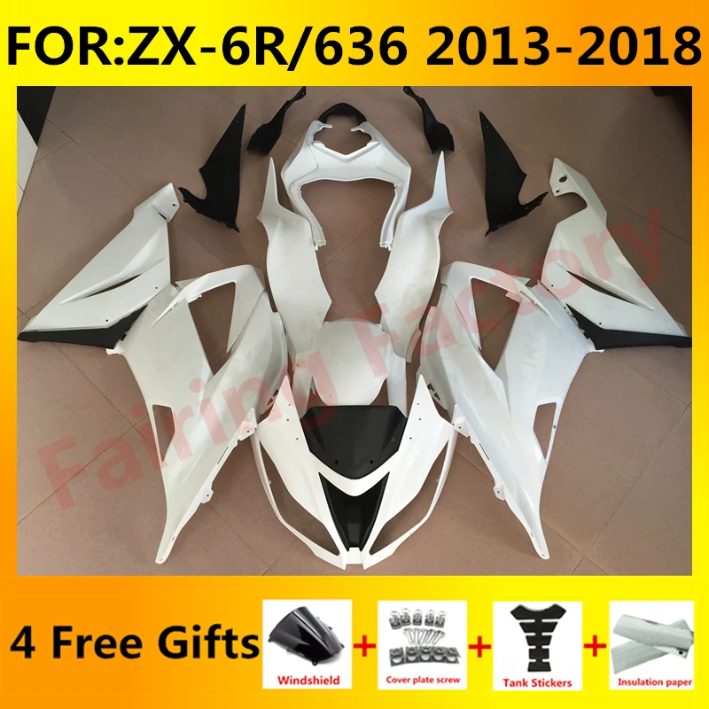 

Motorcycle Fairings Kit fit for Ninja ZX-6R 2013 2014 2015 2016 2017 2018 ZX6R zx 6r 636 bodywork fairing kits set unpainted