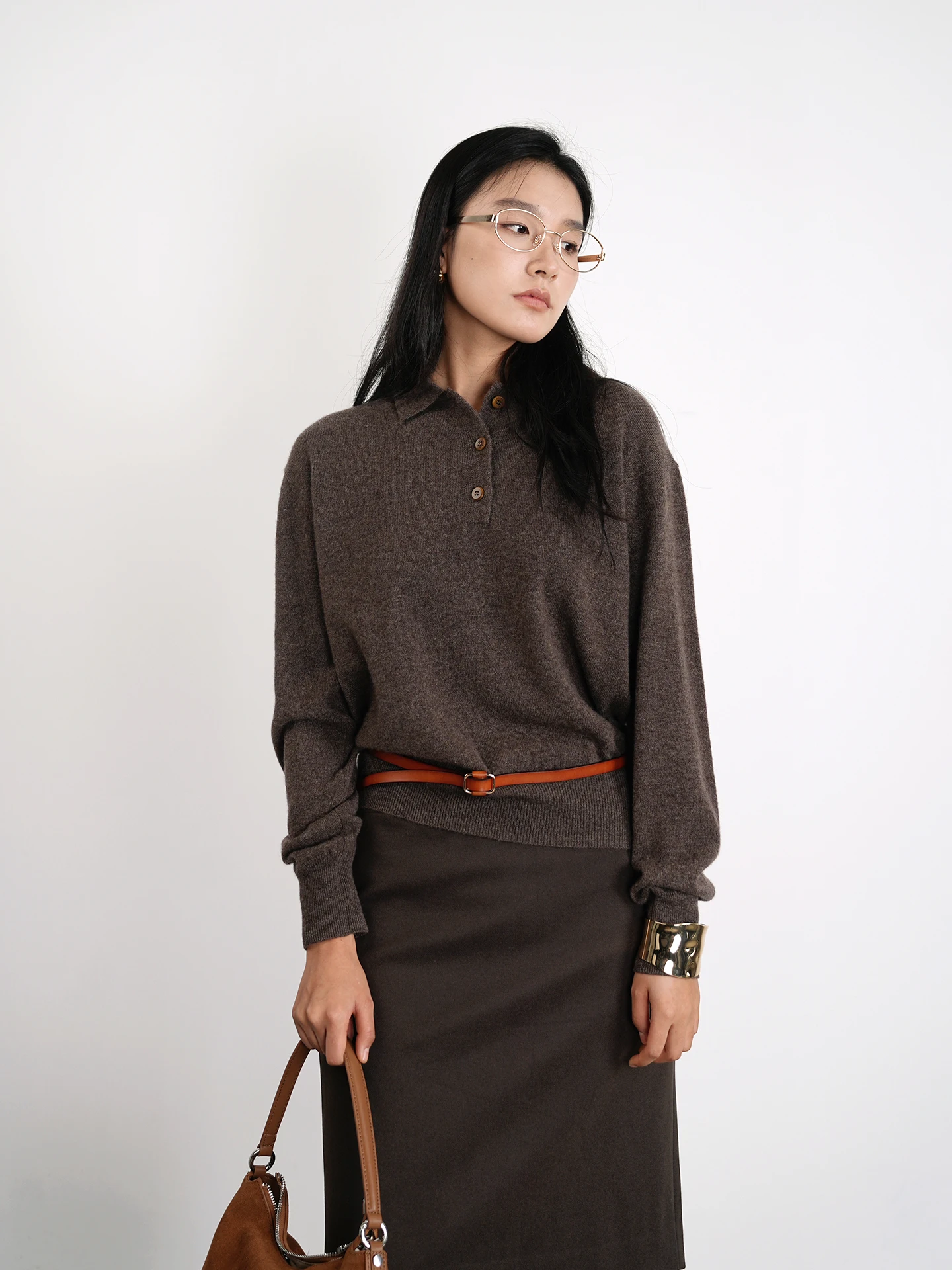 

100% шерстяной свитер унисекс XTJH: вязаный, с длинным рукавом, теплый, классический крой, однотонный, подходит для всех.