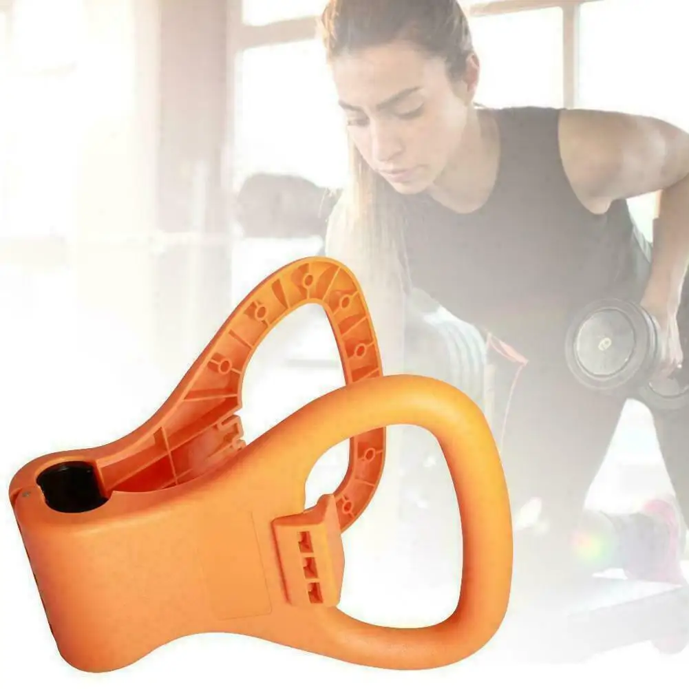 Adjustable Barbell and Weights Converter Dumbbell Adapter Kettlebell Grip Handle Clip Exercise Equipment view 2