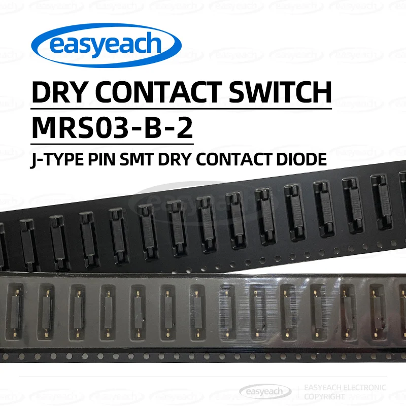 MRS03 series molded reed switch MRS03-B-2 normally open surface mounted reed switch can replace MK17-B-2