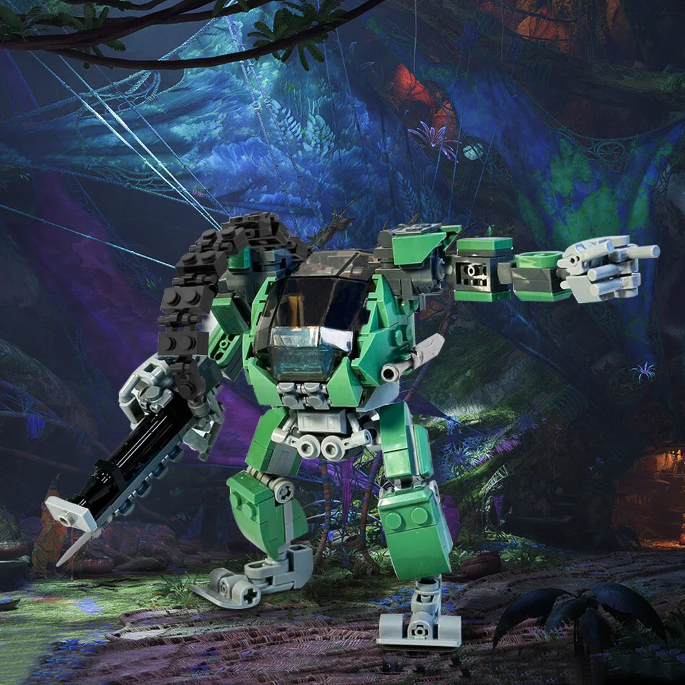 

Gobricks MOC Аватар AMP Костюм V3 Строительные блоки Модель Научная фантастика Фильмы Высокотехнологичные боевые доспехи Кирпичи Сборка игрушек Подарки