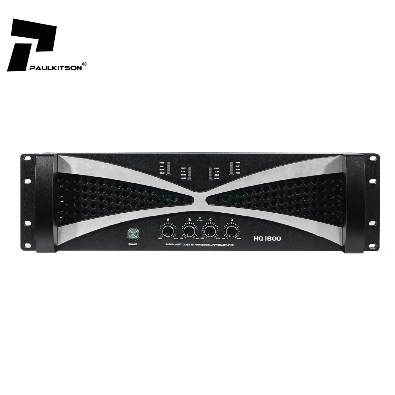 Class TD Amplifier 1000 Watts Professional Power Audio Power Amplifier 4x1800w Power Amplifier For Sale