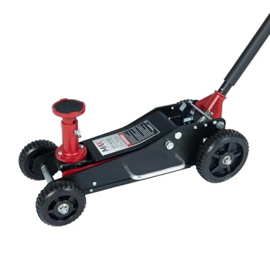 

3 Ton 6600 lbs. Big Wheel Dual Pistons Heavy-Duty Steel Construction Off-Road Jack Hydraulic Car Jack with Extra Adjustable Hei