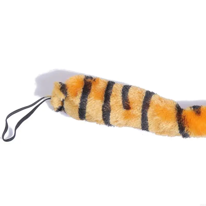 39BB pluche tijgeroren vorm hoofdband strikje en staart set Halloween kostuumbenodigdheden