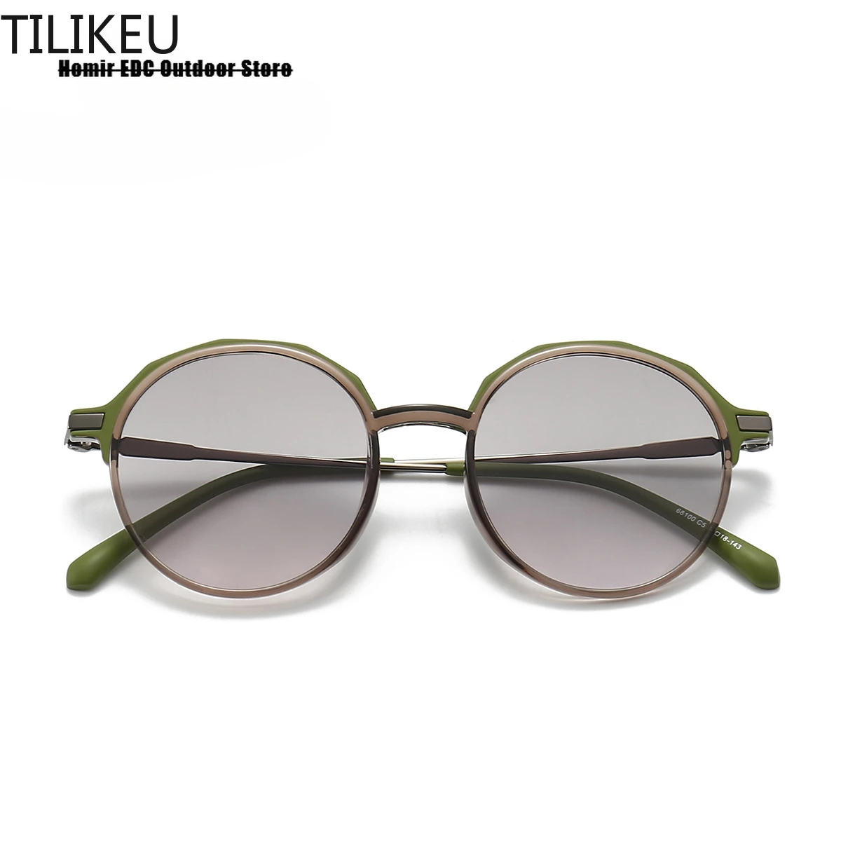 

Classic Fashion Design Round Frame Sunglasses Outdoor Sun Protection and UV Protection Polarized Sunglasses Men Women Sunglasses
