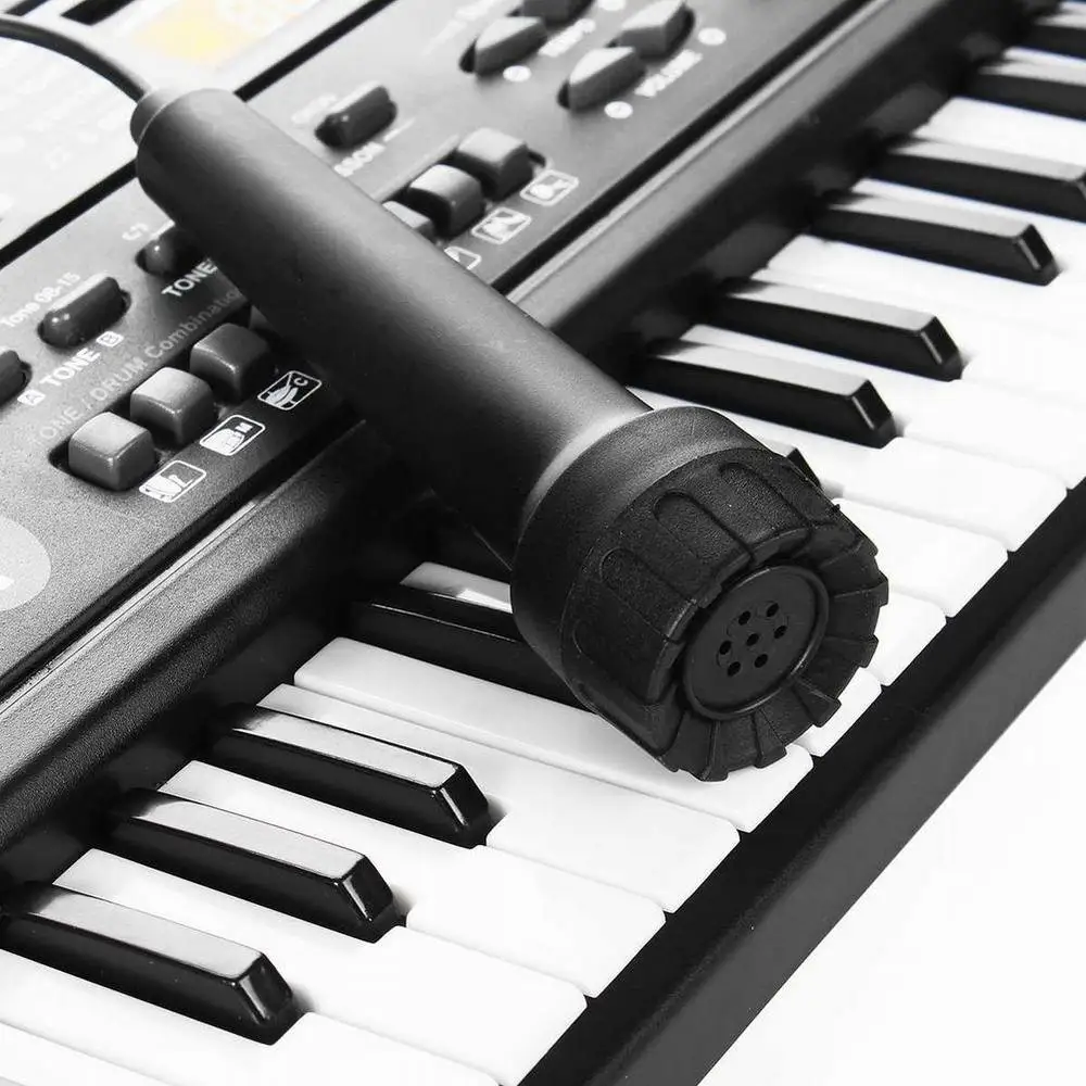 61 Keys Digital Music Electronic Keyboard Electric Piano Organ Microphone Set