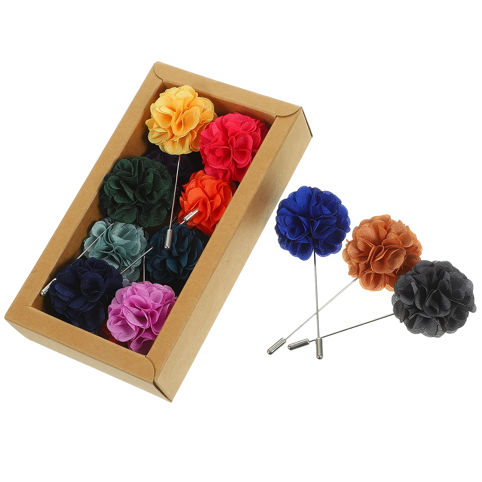 

16 шт., брошь, корсаж, декор, аксессуар, свадебная бутоньерка с лацканами, брошь для костюма, мужской костюм, нагрудная булавка