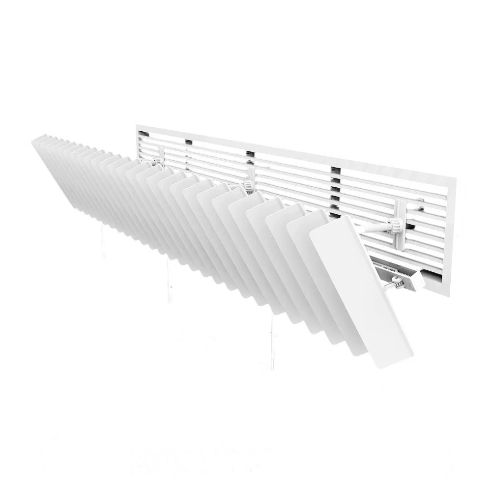 Air Diverter for Ceiling Vents Adjustable 31-47 inch with 270 Degree Rotation and Integrated Filter for Cleaner Air