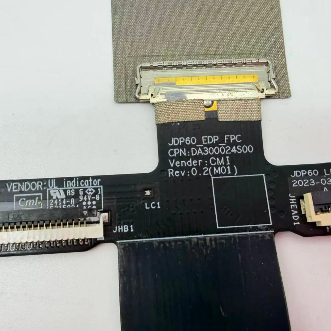 1pcs For Dell Alienware 16 Area-51 Screen Cable Screen Ribbon Cable JDP60 Connection Cable DA300024S00