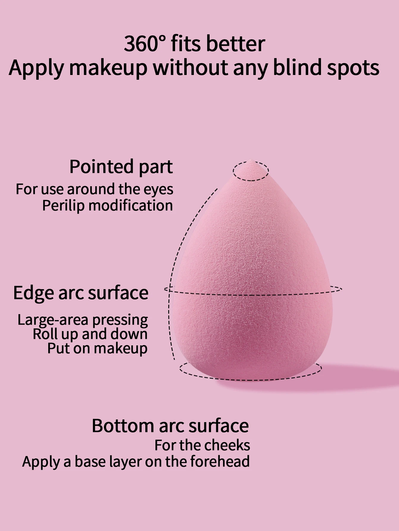 Oeuf de beauté super doux et facile à nettoyer, œuf de maquillage, maquillage de base quotidienne, correcteur, œuf éponge de maquillage polyvalent 10/100 pièces