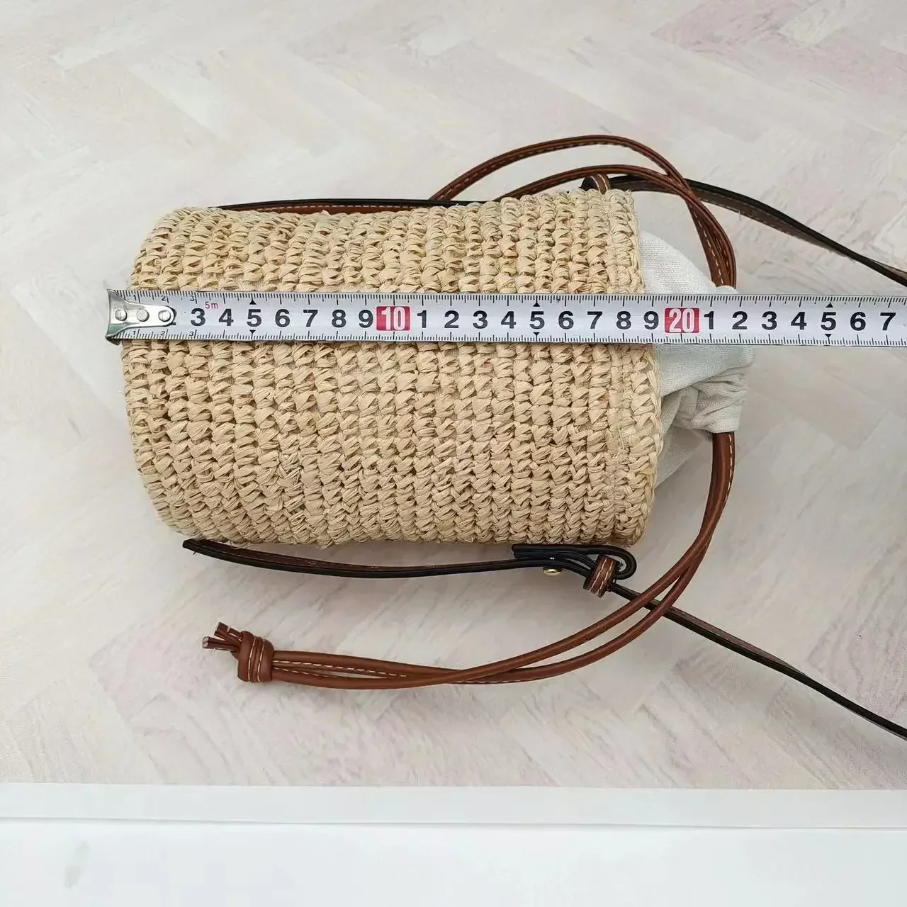 L Straw bag For Women Rushwork Design Summer 665418 Phone Mini Feminina Handbag Hand Bags Handbags Beach Holiday Wear Outdoor L