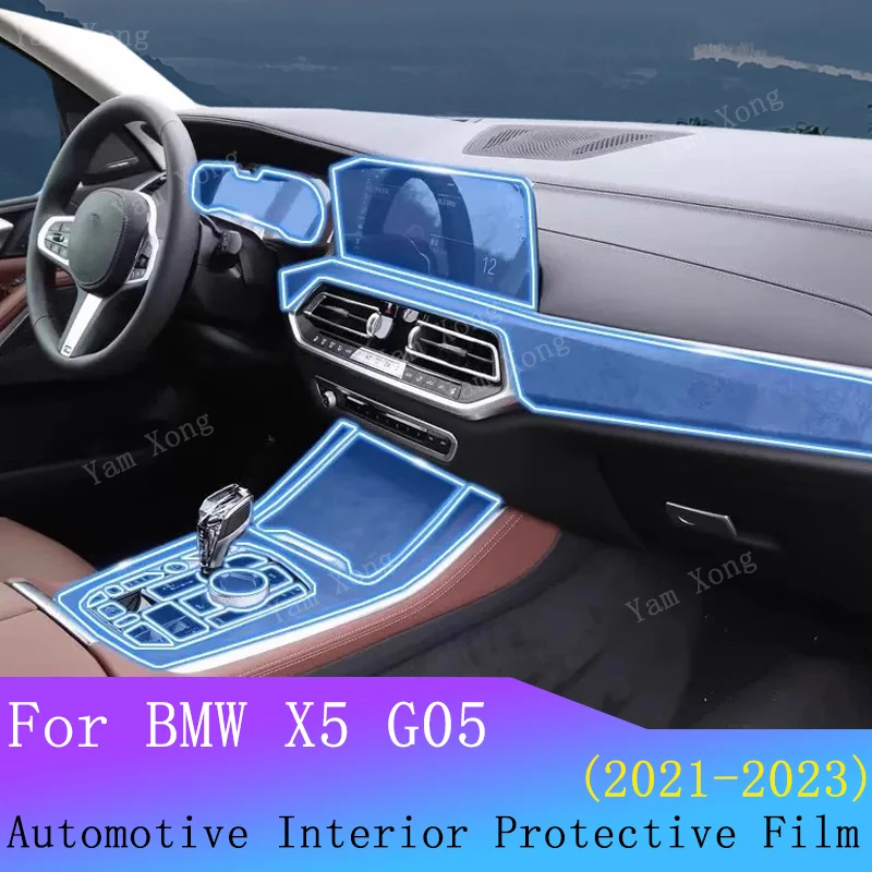 

Для BMW G05 X5 2023 2022 2021, салон автомобиля, центральная консоль, прозрачная защитная пленка против царапин, ремонтная пленка, аксессуары для ремонта