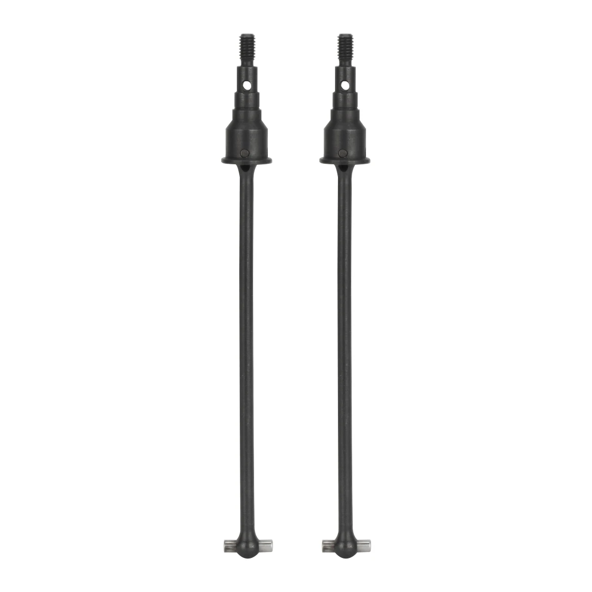 2Pcs Hard Steel Front Rear CVD Drive Shafts for 1/10 LOSI Lasernut U4, 4WD RC Crawler Car Upgrades Parts