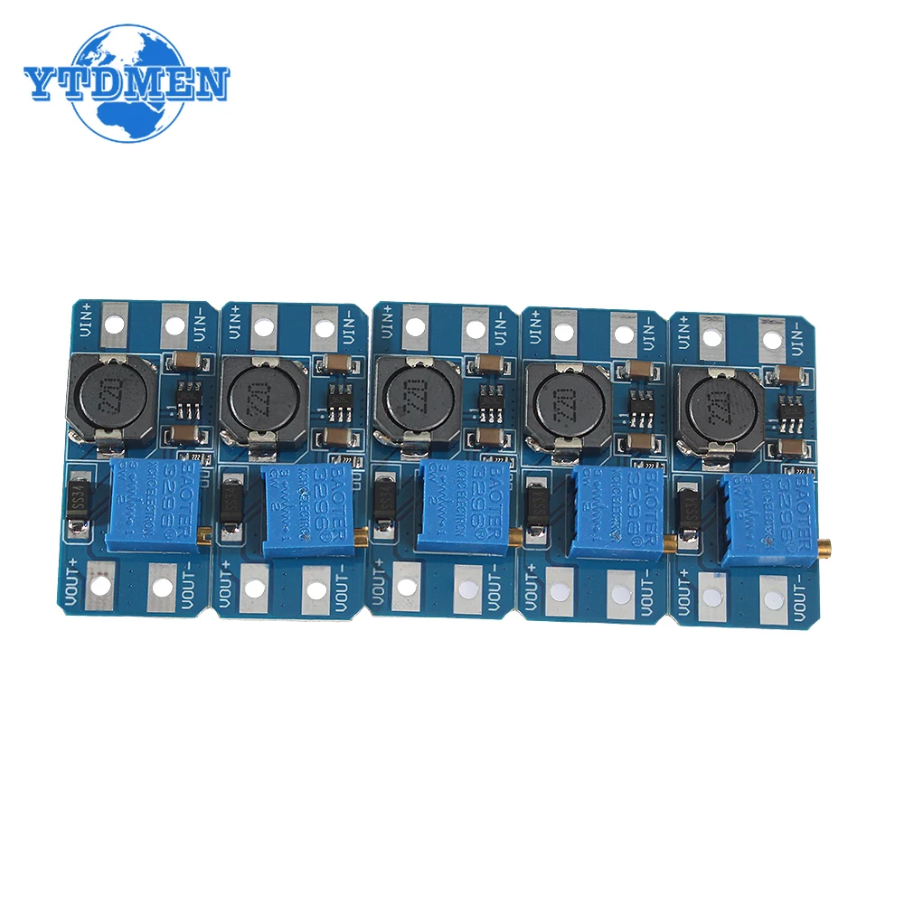 20PCS DC-DC MT3608 Module Kit Adjustable Boost Module 2A Boost Plate Step Up Modules 2V-24V To 5V 9V 12V 28V image 5