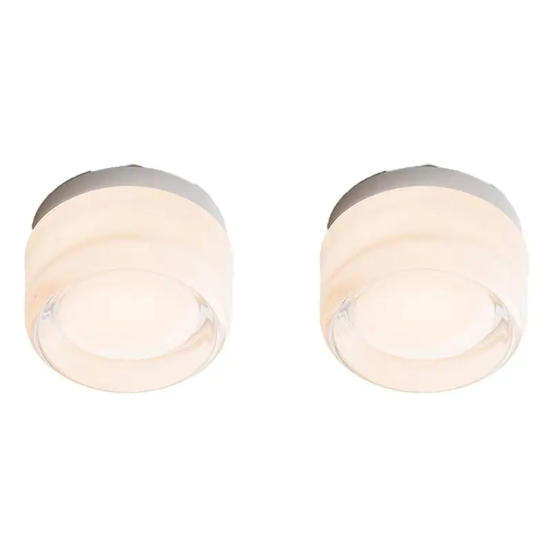 

ABUL-2X светодиодные настенные светильники для спальни, дома и улицы, светодиодные круглые бра, фоновый светильник, акриловый светильник, E