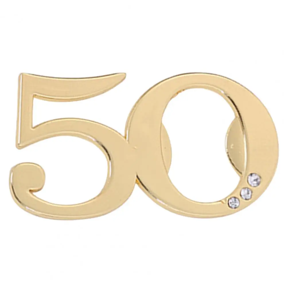 Gold 50 Year Manual Bottle Opener Creative Digital Modeling Souvenir Zinc Alloy Birthday Party Favors Bottle Opening Tool