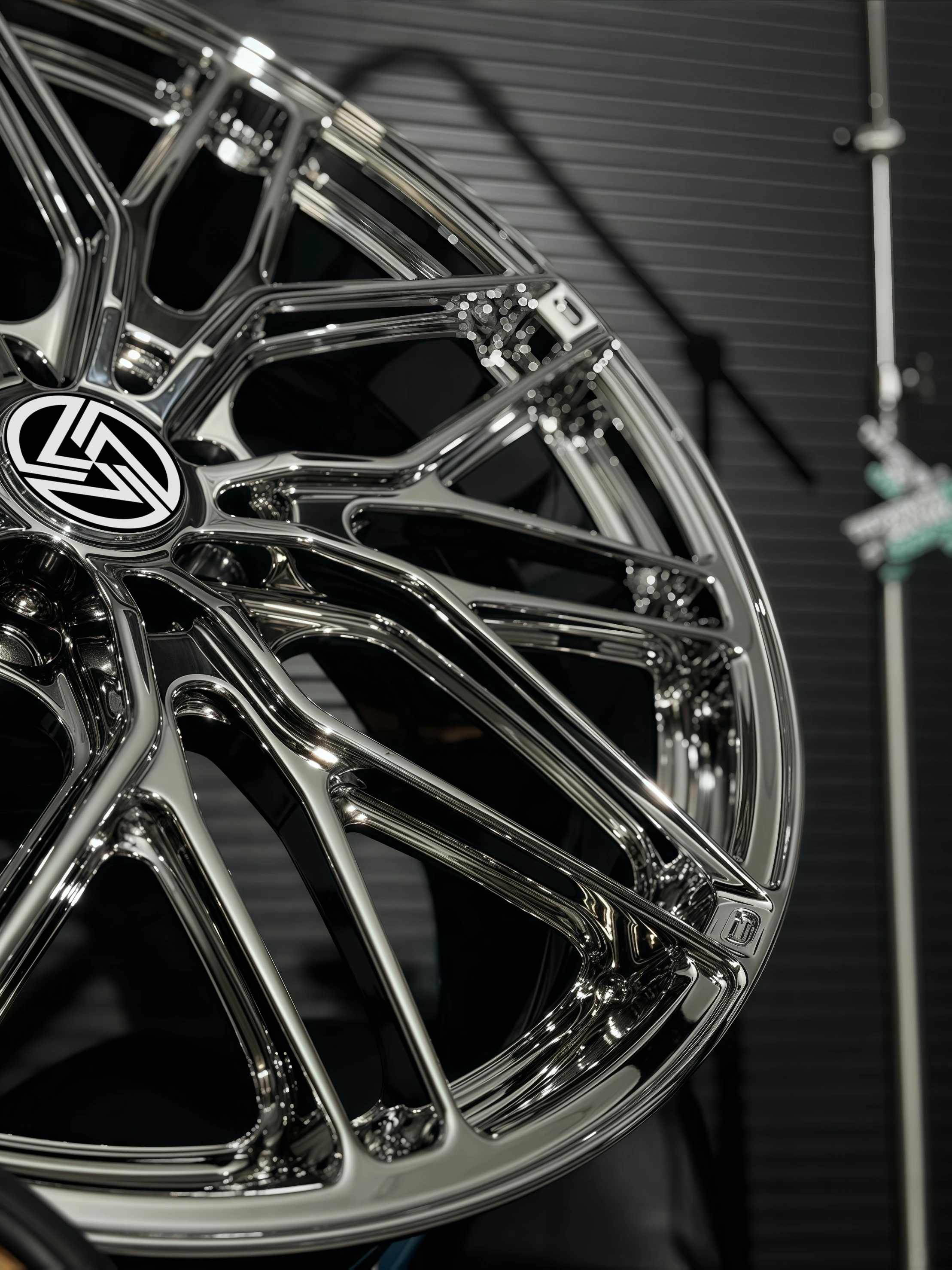 XL مخصص تصميم مقعر عميق كروم 1 قطعة 5*112/120/114.3 19-22 بوصة لعجلة سيارة الركاب سبيكة مزورة لبنز أودي BMW #6