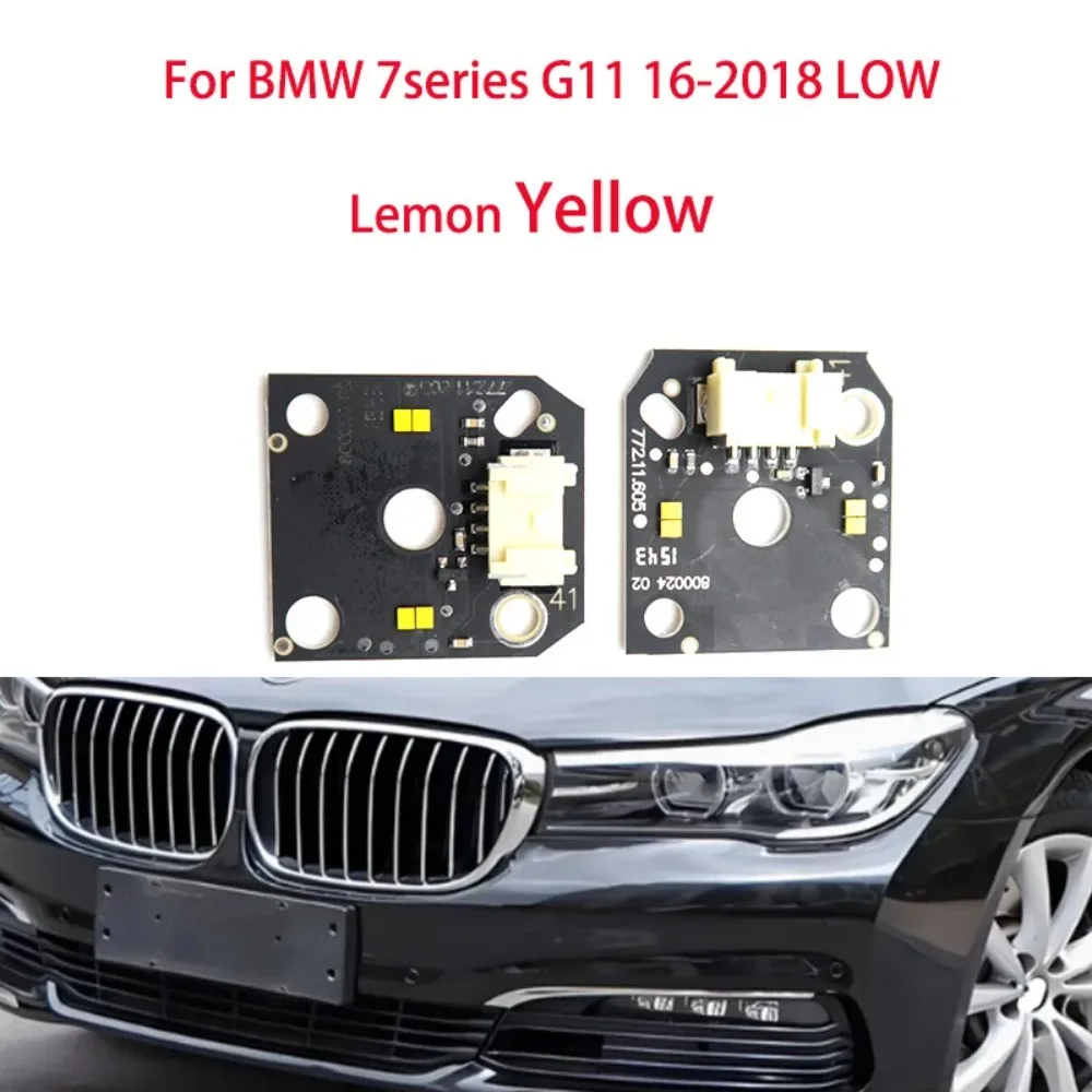 Para BMW serie 7 G11 G12 2016-2018 chip DRL amarillo limón bajo Ojos de Ángel modificación de color de luz de coche chip de bala