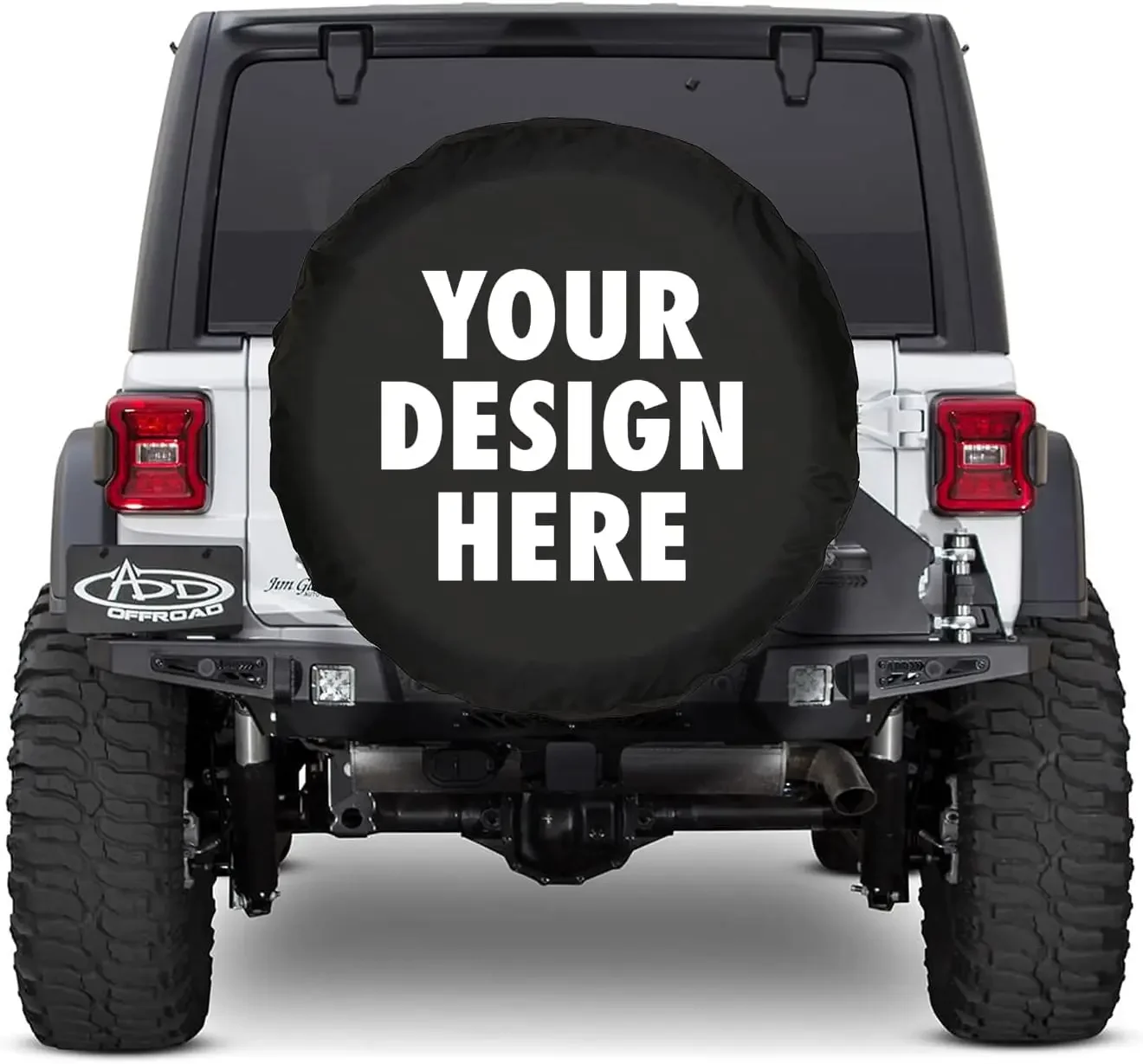 Custom Spare Tire Cover Customized Personalise Text Image Tire Cover Protectors Weatherproof Dust-Proof for 14 15 16 17 Inch