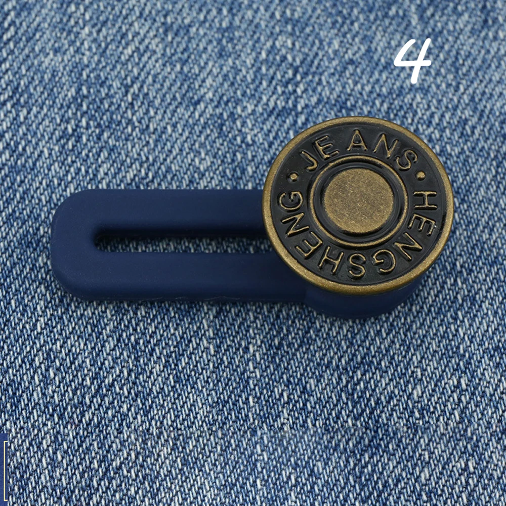 

Новая металлическая эластичная одежда с буквенной звездой, выдвижная пряжка, пуговицы, линия талии, застежка на талию, джинсы, удлиненная пуговица