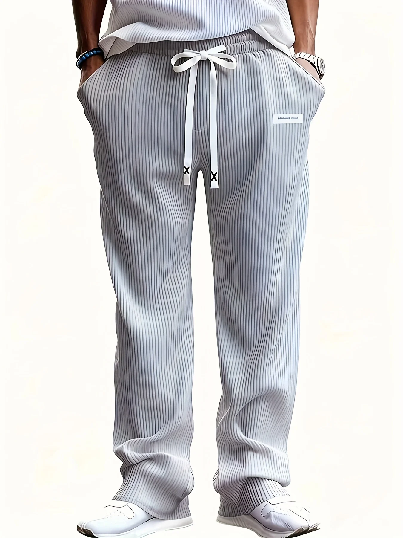 

Мужские вельветовые свободные брюки европейского размера, многофункциональные повседневные прямые брюки, подходящие для повседневных путешествий.