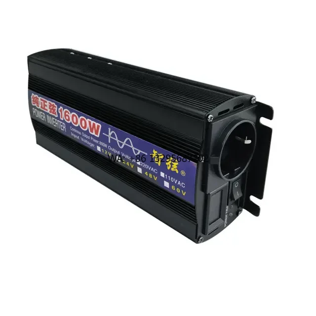 

High Quality 1600W LED Converter DC AC Solar Power Inverter Single Output 50Hz/60Hz 1A for 220V 230V 240V 12V 24V 48V Systems