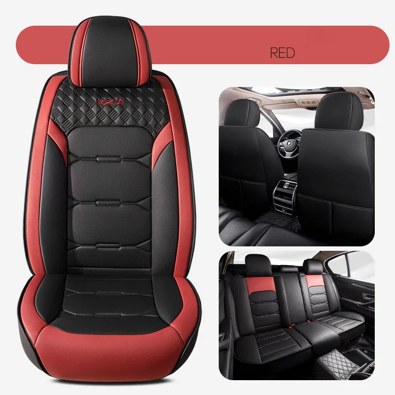 

Universal Leather car seat covers For smart Mitsubishi Ssangyong Subaru Škoda Tesla all car model accessories Vehicle supplies