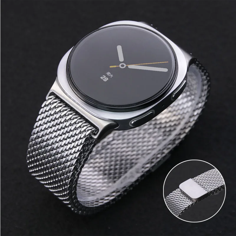 Magnetisches Milanaise-Armband für Samsung Galaxy Watch 8 Classic 46 mm/8 40 44 mm, Metall-Mesh-Armband für Galaxy Watch 8 Classic 46 mm