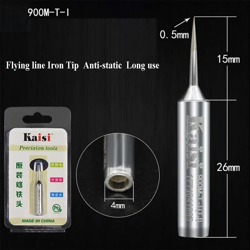 Kaisi Original Oxygen-free Copper Soldering Iron Tip 900M-T-I 900M-T-IS  For Station Tools Iron Special Durable