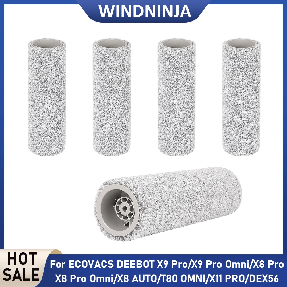 T80 Mop Cloth Roller Brush Accessories For Ecovacs DEEBOT T80 Omni T80 PRO OMNI T80S X9 PRO OMNI X11 PRO OMNI Roller Mop Parts