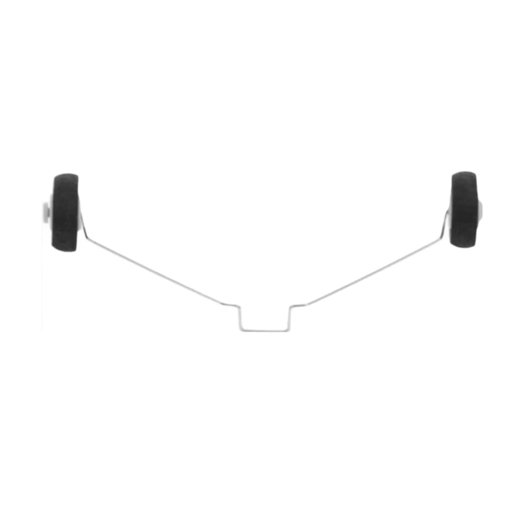 PP,Metal RC Airplane Landing Gear Small Lightweight Landing Gear Wheel Set for Z51 RC Airplane Foam Hand Throwing Glider