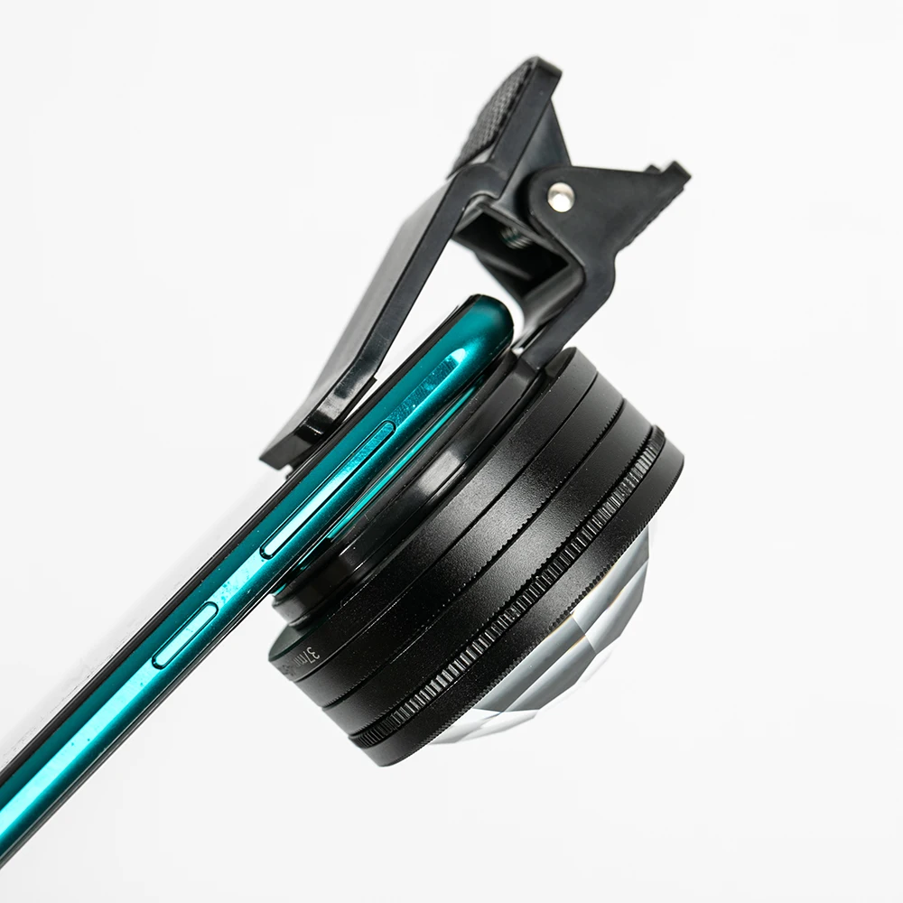 Caleidoscopio dividido con filtro de lente prisma para cámara de teléfono móvil, compatible con Iphone, Samsung, Galaxy y Huawei