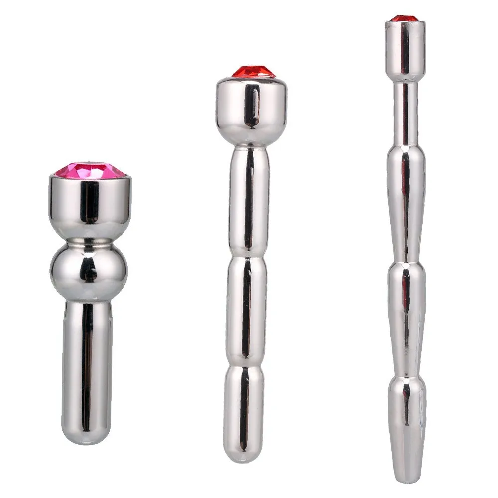 Metal Urethral Plug Dilatation Urethral Catheter Penis Plug For Male Sex Toys Inserts Penis Stimulation Horse Eye Stick